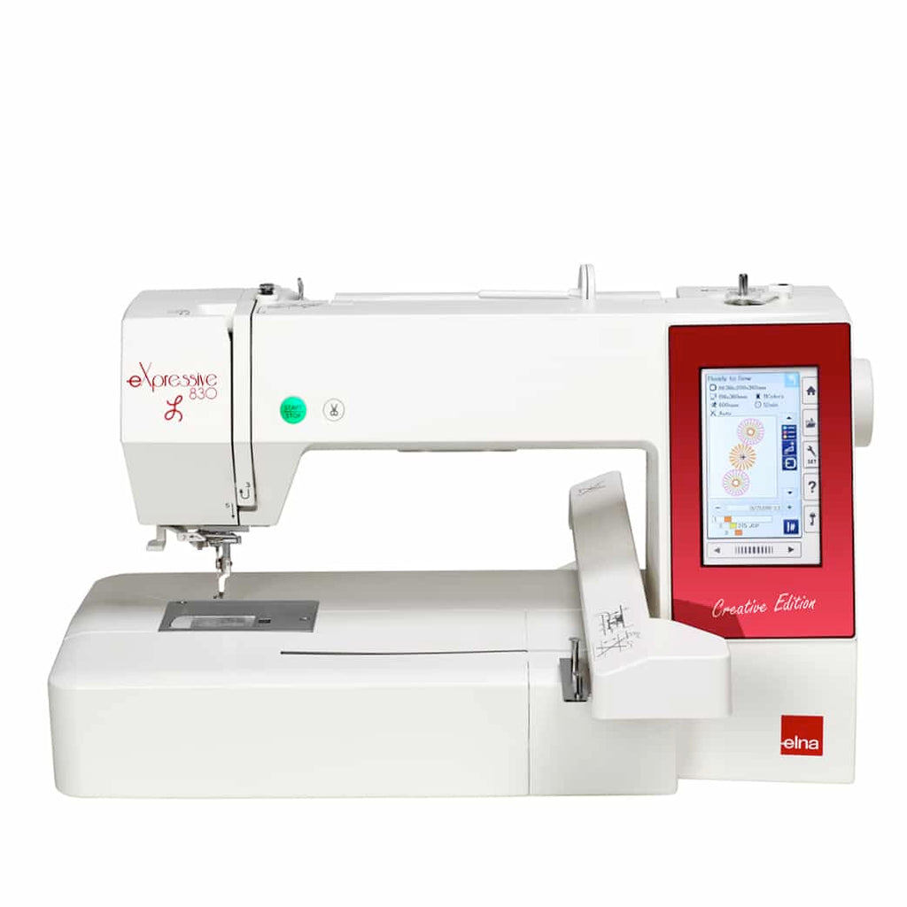 Elna eXpressive 830L Creative Edition embroidery machine
