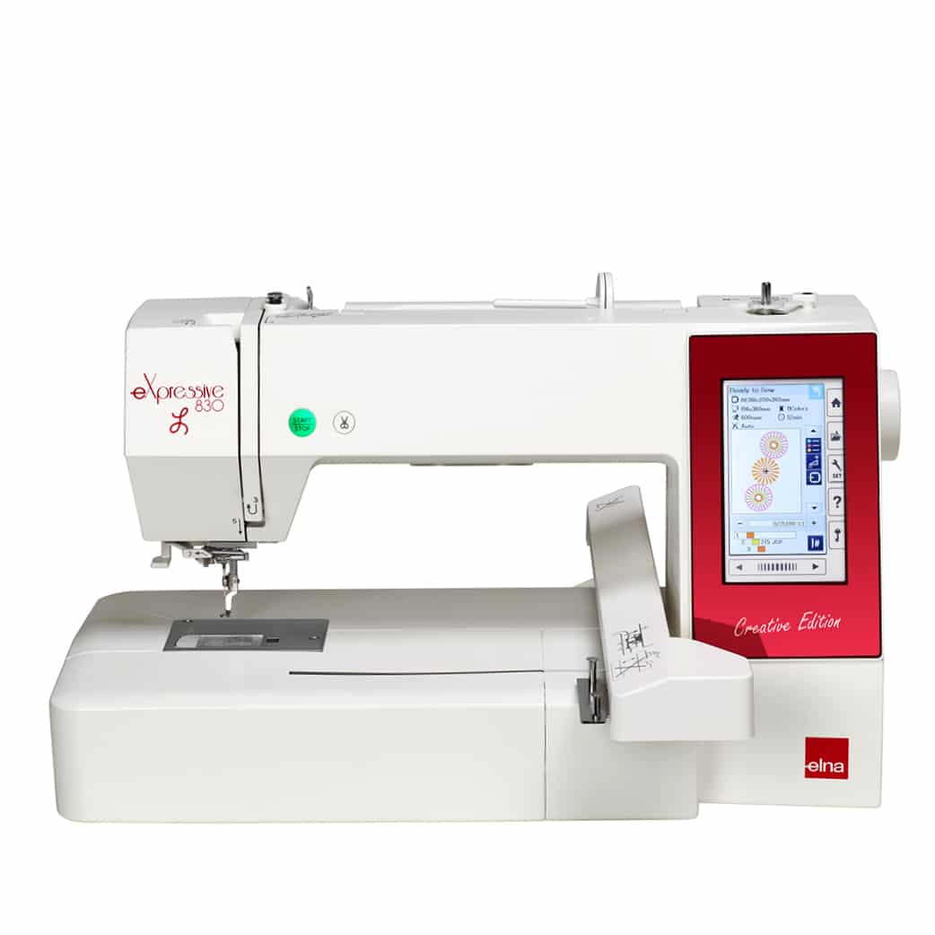 Elna eXpressive 830L Creative Edition embroidery machine
