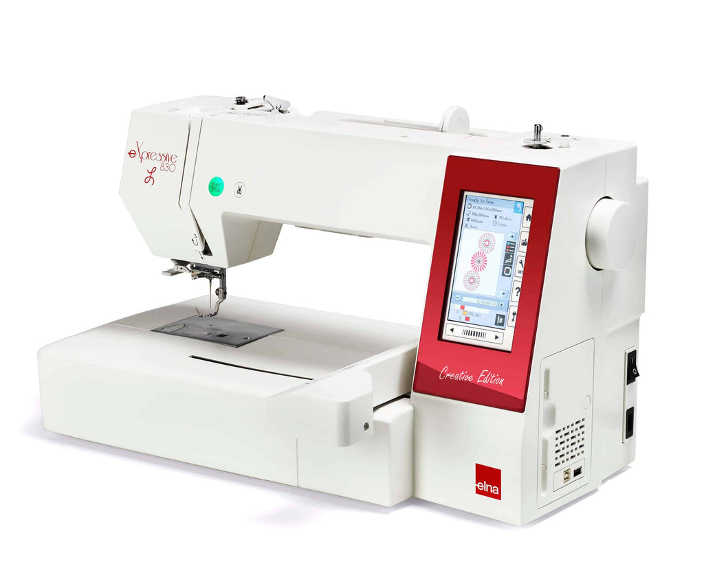 Elna eXpressive 830L Creative Edition color touchscreen