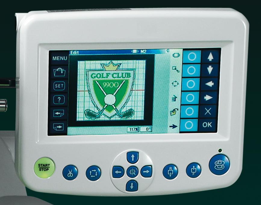 Elna eXpressive 940 color touchscreen