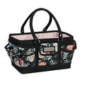 Everything Mary Deluxe Store & Tote Organizer — Black & Floral