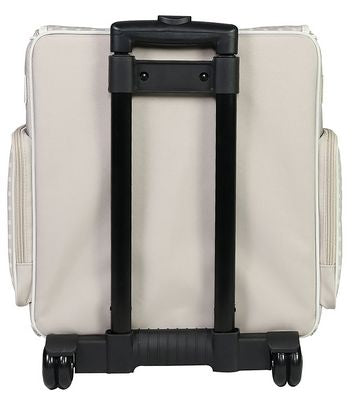 Everything Mary Collapsible Rolling Scrapbook Tote — Tan Dot — view 4