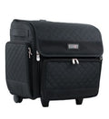 Everything Mary Deluxe Collapsible Rolling Scrapbook Tote — Black Quilted