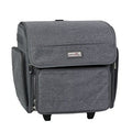 Everything Mary Deluxe Collapsible Rolling Scrapbook Tote — Heather