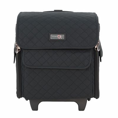 Everything Mary Collapsible Rolling Serger Case — Black