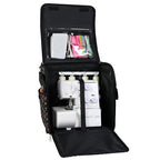 Everything Mary Collapsible Rolling Serger Storage Case — Black Floral — view 4