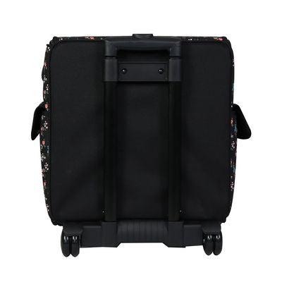 Everything Mary Collapsible Rolling Serger Storage Case — Black Floral — view 5