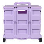 Everything Mary Collapsible Plastic Rolling Craft Cart — Purple — view 3