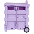 Everything Mary Collapsible Plastic Rolling Craft Cart — Purple — view 4