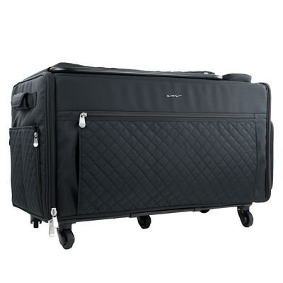 Everything Mary Jumbo Rolling Tote — Black