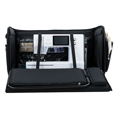 Everything Mary Jumbo Rolling Tote — Black — view 4