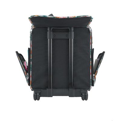 Everything Mary Rolling Scrapbook Tote — Black & Floral — view 5