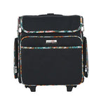 Everything Mary Rolling Scrapbook Tote — Black & Floral — view 7
