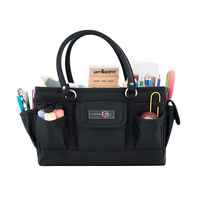Everything Mary Deluxe Store & Tote Organizer — Black — view 2