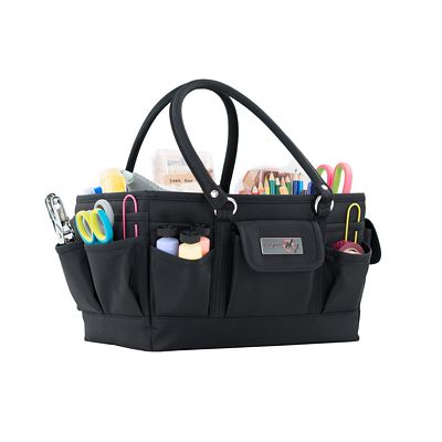 Everything Mary Deluxe Store & Tote Organizer — Black — view 3
