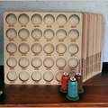 Exquisite Embroidery Thread Storage Trays, 360 Spools — numbered trays with green thread samples