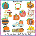 Creative Appliques Fall Applique & Embroidery Bundle - Sew Nation USA Exclusive
