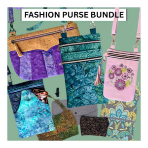 Embroidery Garden Fashion Purse Bundle in-the-hoop embroidery designs