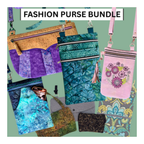Embroidery Garden Fashion Purse Bundle in-the-hoop embroidery designs