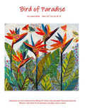 Bird of Paradise Collage Quilt Pattern by Laura Heine — pattern cover and finished project