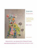 Emerson Puppy Collage Quilt Pattern by Laura Heine — pattern cover and finished project