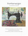 Featherweight Sewing Machine Collage Pattern by Laura Heine — pattern cover and finished project