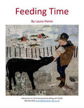 Feeding Time Collage Quilt Pattern by Laura Heine — pattern cover and finished project