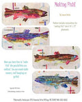 Making Fish Collage Placemat Pattern by Laura Heine — pattern cover and finished project