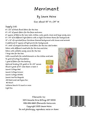 Merriment Elves Collage Quilt Pattern — additional pattern view 1