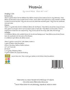 Phoenix Collage Quilt Pattern — additional pattern view 1