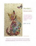 Purrfect Cat Collage Quilt Pattern by Laura Heine — pattern cover and finished project