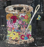 Spool of Flowers Collage Quilt Pattern — additional pattern view 2