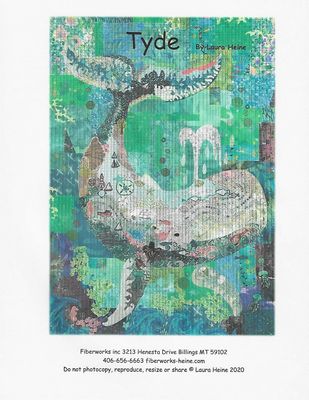 Tyde Whale Collage Quilt Pattern — additional pattern view 1