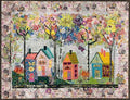 Birch Street Collage Quilt Pattern by Laura Heine — pattern cover and finished project