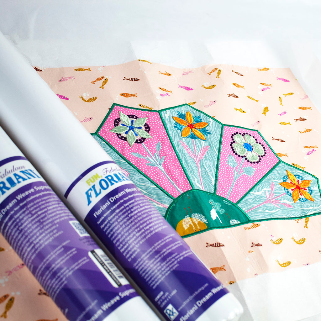 Floriani Dream Weave Supreme Fusible Fabric Prep