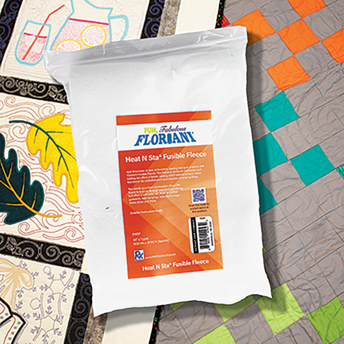 Floriani Heat N Sta Fusible Fleece — 45" × 5 yd