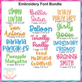 Creative Appliques Embroidery Font Bundle - Sew Nation USA Exclusive
