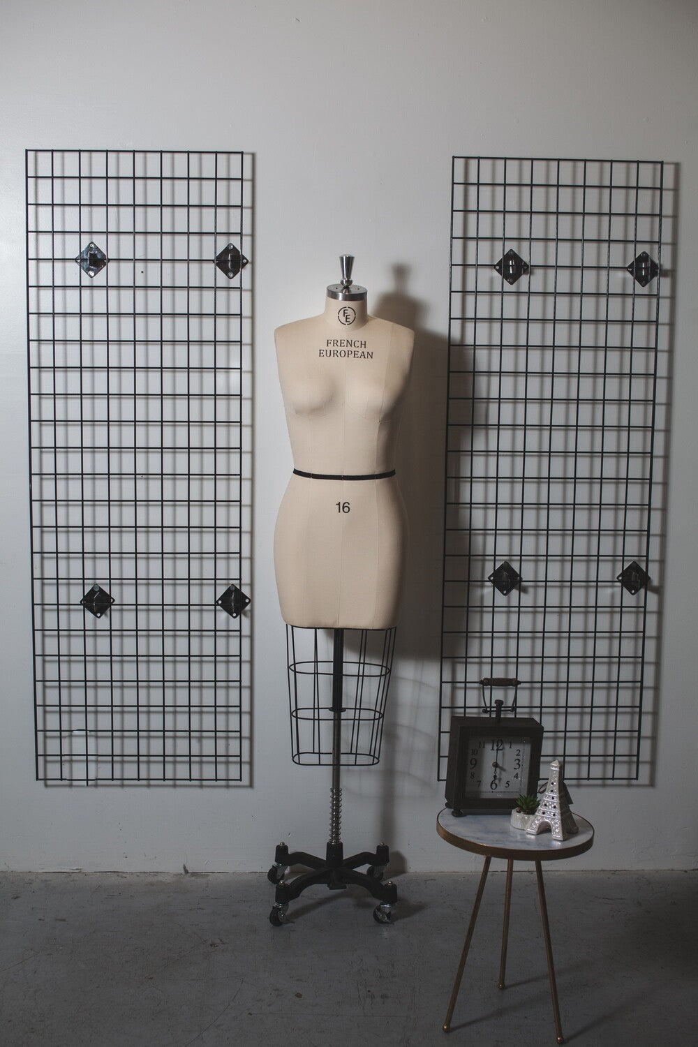 French European Half Body Missy Plus Dress Form
