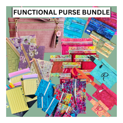 Embroidery Garden Functional Purse Bundle in-the-hoop embroidery designs