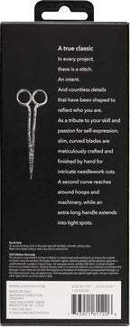 Gingher 6-Inch Double-Curved Embroidery Scissors