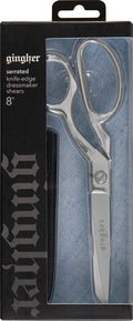 Gingher 8in Serrated Knife Edge Bent Trimmers — product view 1