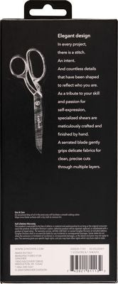 Gingher 8in Serrated Knife Edge Bent Trimmers — product view 2