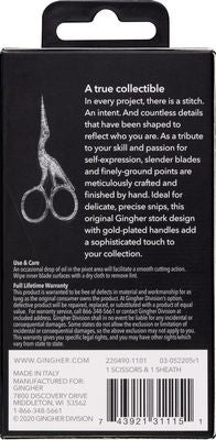 Gingher 3.1/2" Stork Embroidery — product view 2