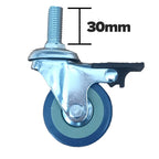 Grace caster showing 30 mm mounting stem