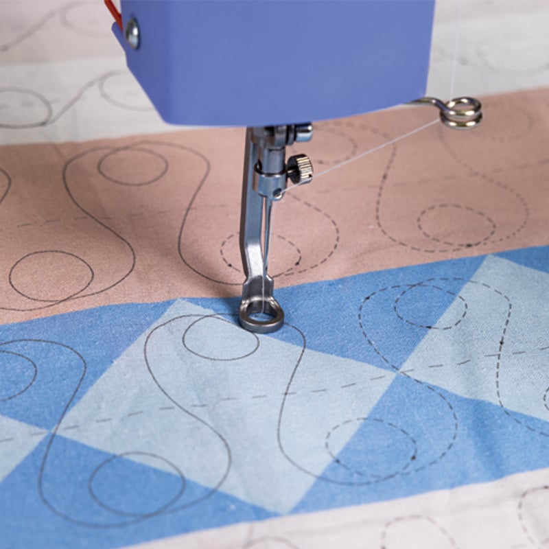 Grace Company Free Motion Starter Kit — practice-panel quilting
