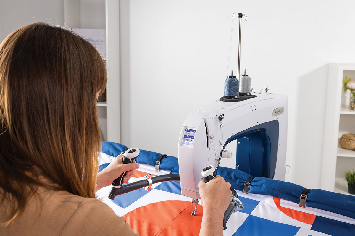 Grace Company Q’nique 16X Longarm Quilting Machine — quilting application