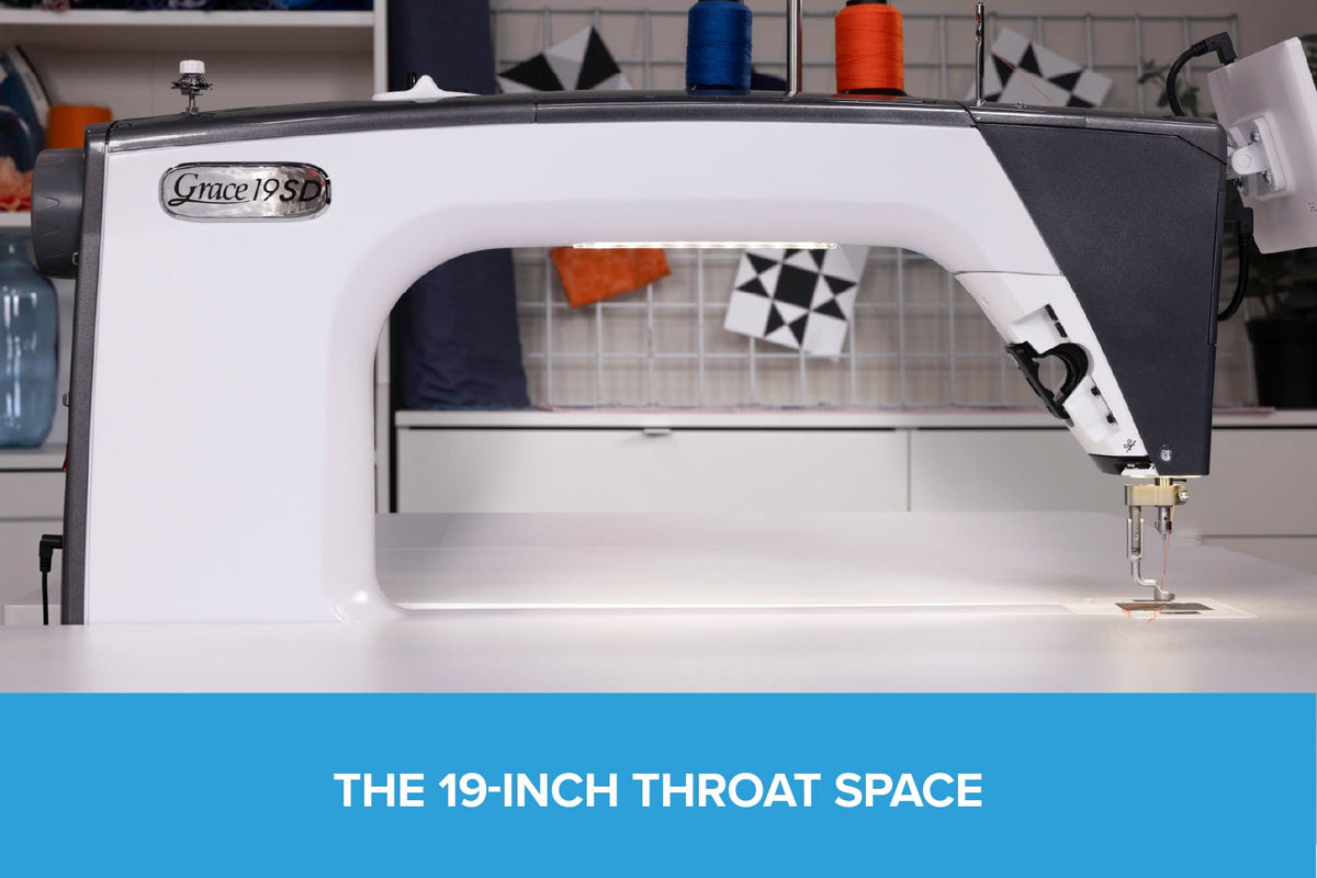 Grace Company 19SD Sit-Down Longarm Quilting System — 19-inch throat