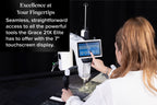Grace Company Q’nique 21X Elite Longarm Quilting Machine — touchscreen controls