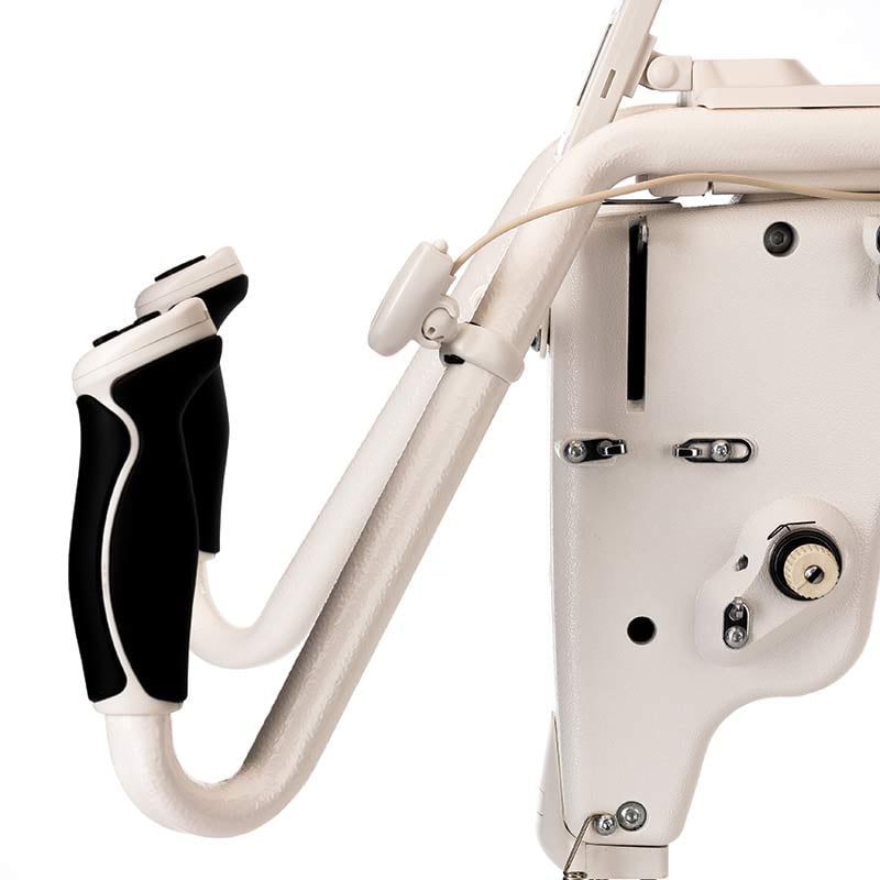 Grace Company Q'nique Sewing Machine Laser — laser installed on the machine