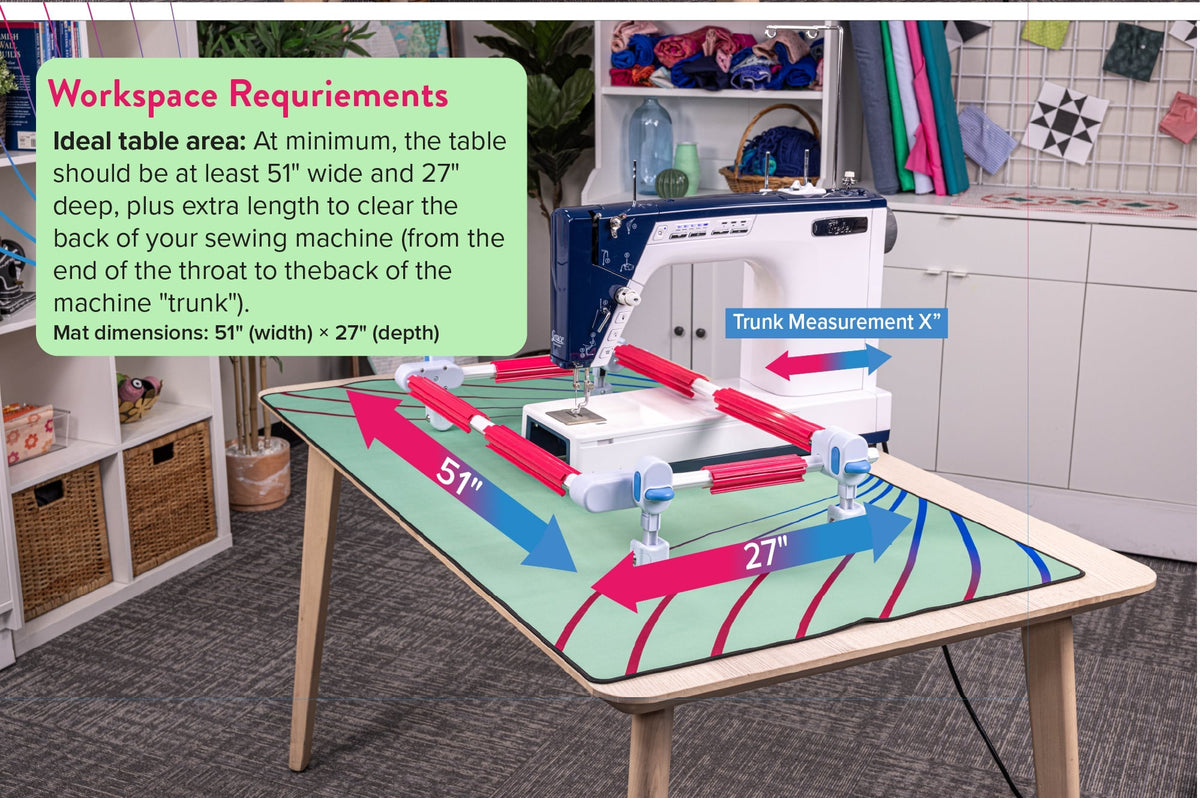 Grace Company The Hummingbird — work-mat dimensions